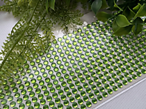 Стразы декоративные 6 мм, цвет зеленый, 168шт