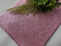 Фоамиран глиттерный, цвет розовая герань, 1.5мм 