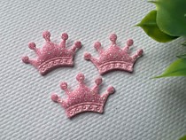 Патч корона мини, цвет нежно-розовый