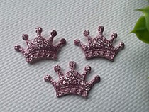 Патч корона мини, цвет розовая пенка